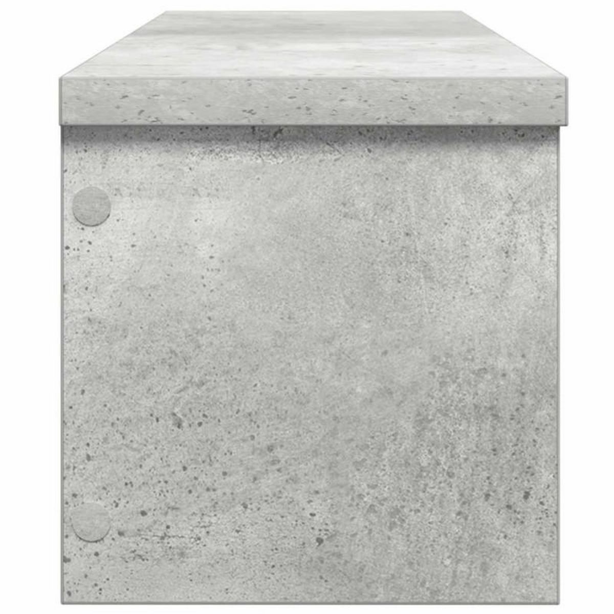 VIDAXL Étagère de cuisine empilable gris béton 50x15x16 cm