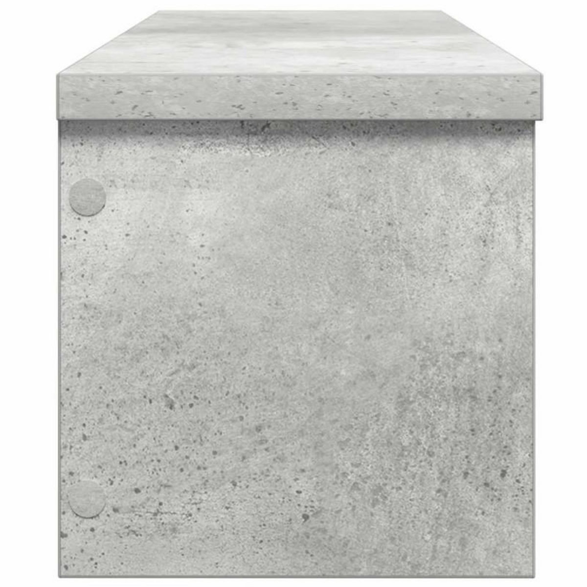 VIDAXL Étagère de cuisine empilable gris béton 50x15x16 cm