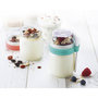 Voir la diapositive 4 : LAGRANGE Lot de 2 pots en verre pour yaourtière - 440402