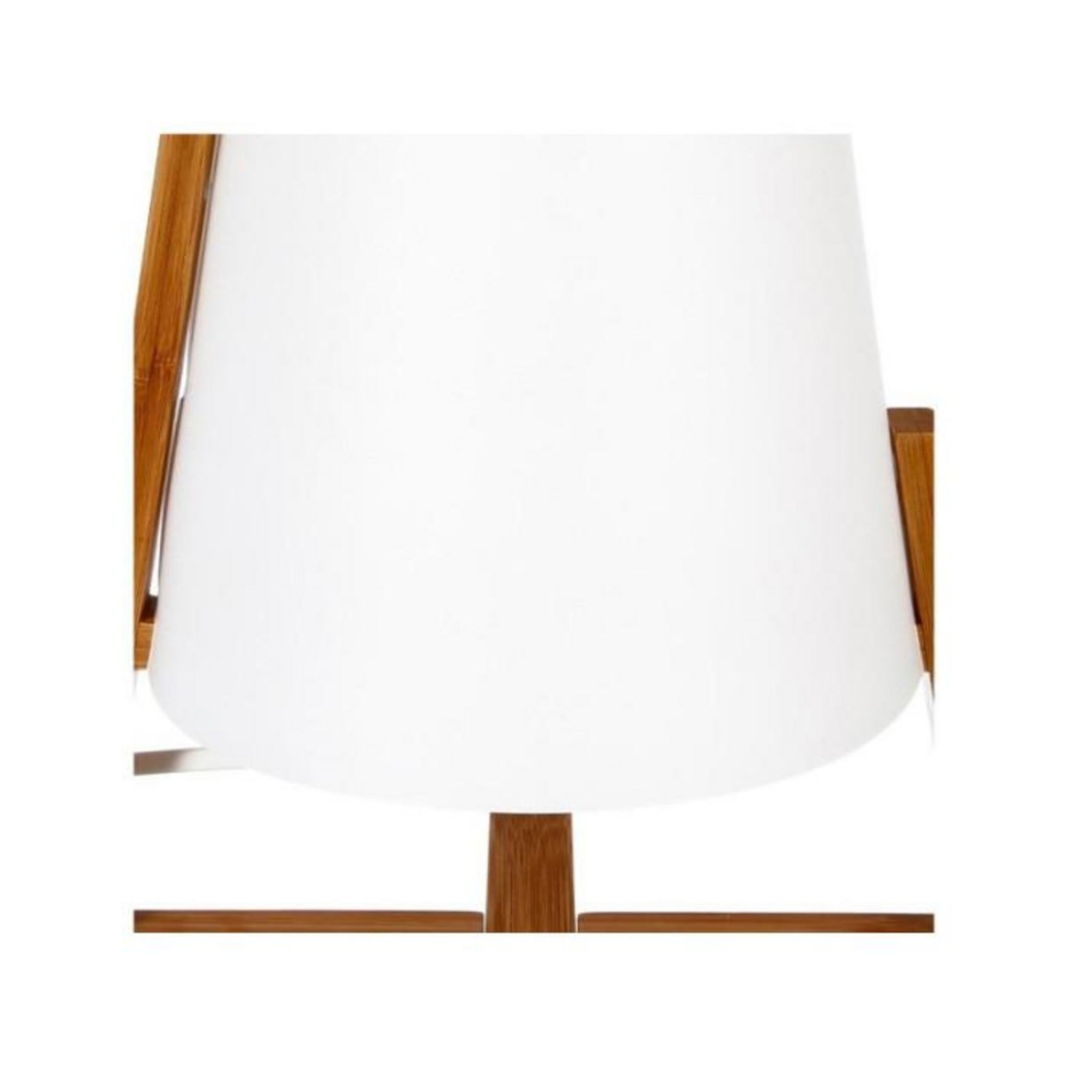 ATMOSPHERA Lampe à Poser  Bambou  32cm Blanc