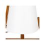 Voir la diapositive 2 : ATMOSPHERA Lampe à Poser  Bambou  32cm Blanc