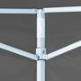 Voir la diapositive 4 : VIDAXL Tente de reception pliable avec 4 parois 2x2 m Acier Anthracite