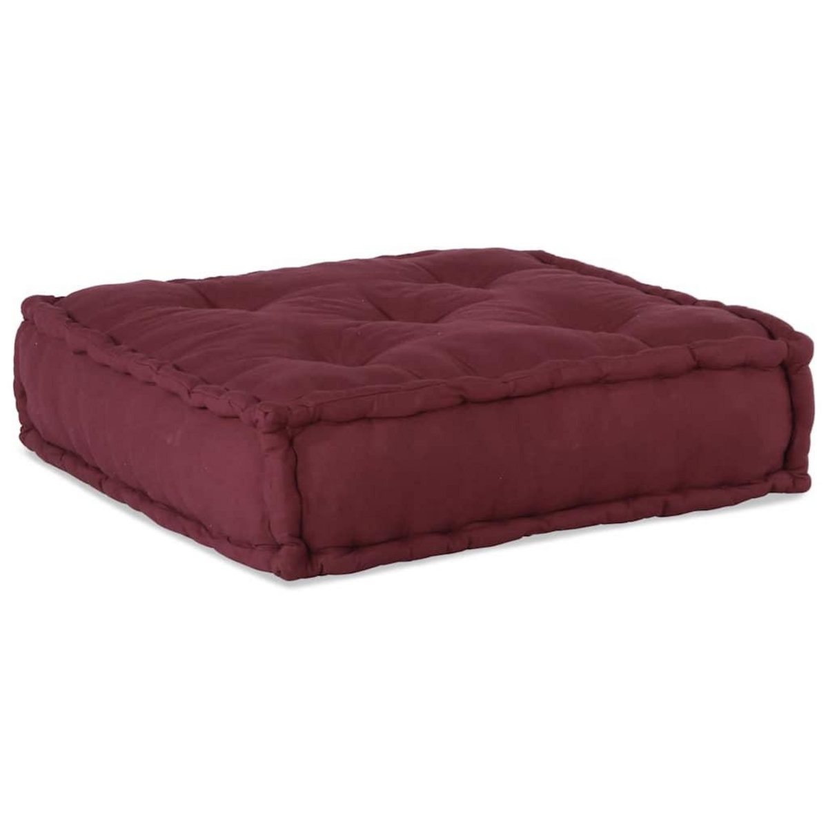 VIDAXL Pouf modulaire marron 70x70x36 tissu