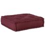 Voir la diapositive 4 : VIDAXL Pouf modulaire marron 70x70x36 tissu