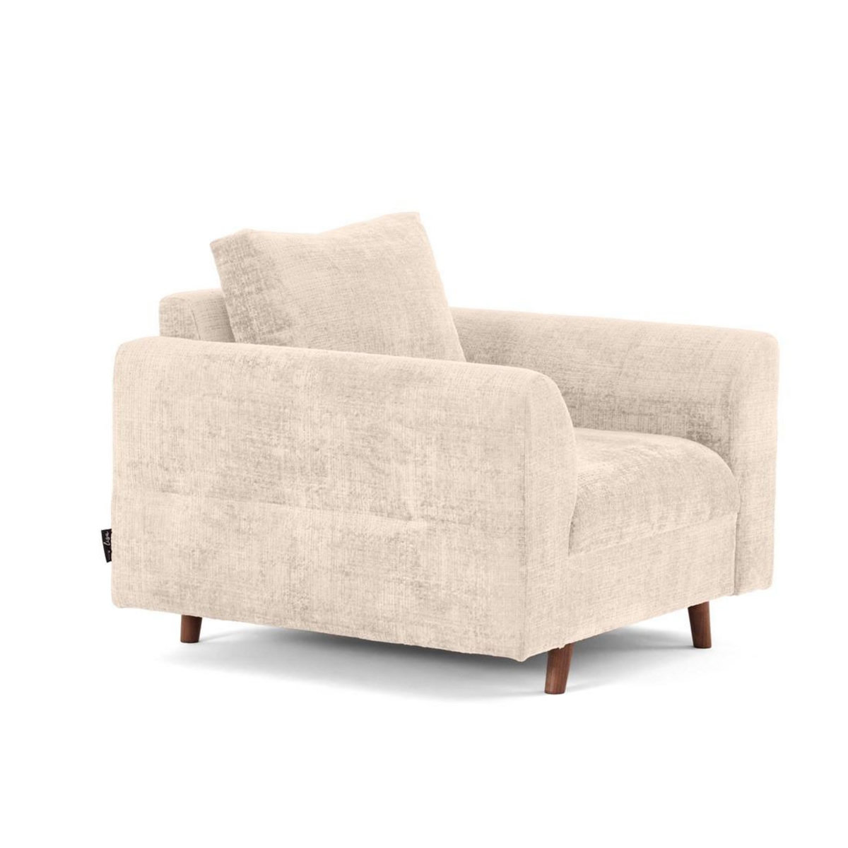 LISA DESIGN Rune - fauteuil en velours texturé