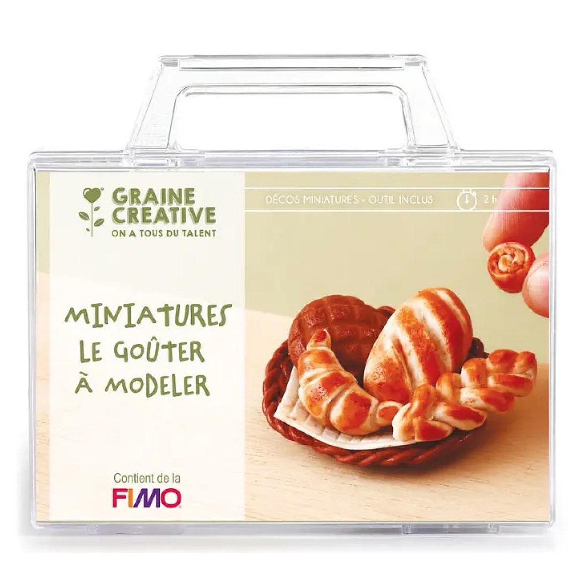 Fimo Coffet Miniatures - le gouter a modeler