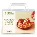Fimo Coffet Miniatures - le gouter a modeler