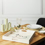 Voir la diapositive 6 : Paris Prix Plateau de Service en Bois  Arty  40cm Beige