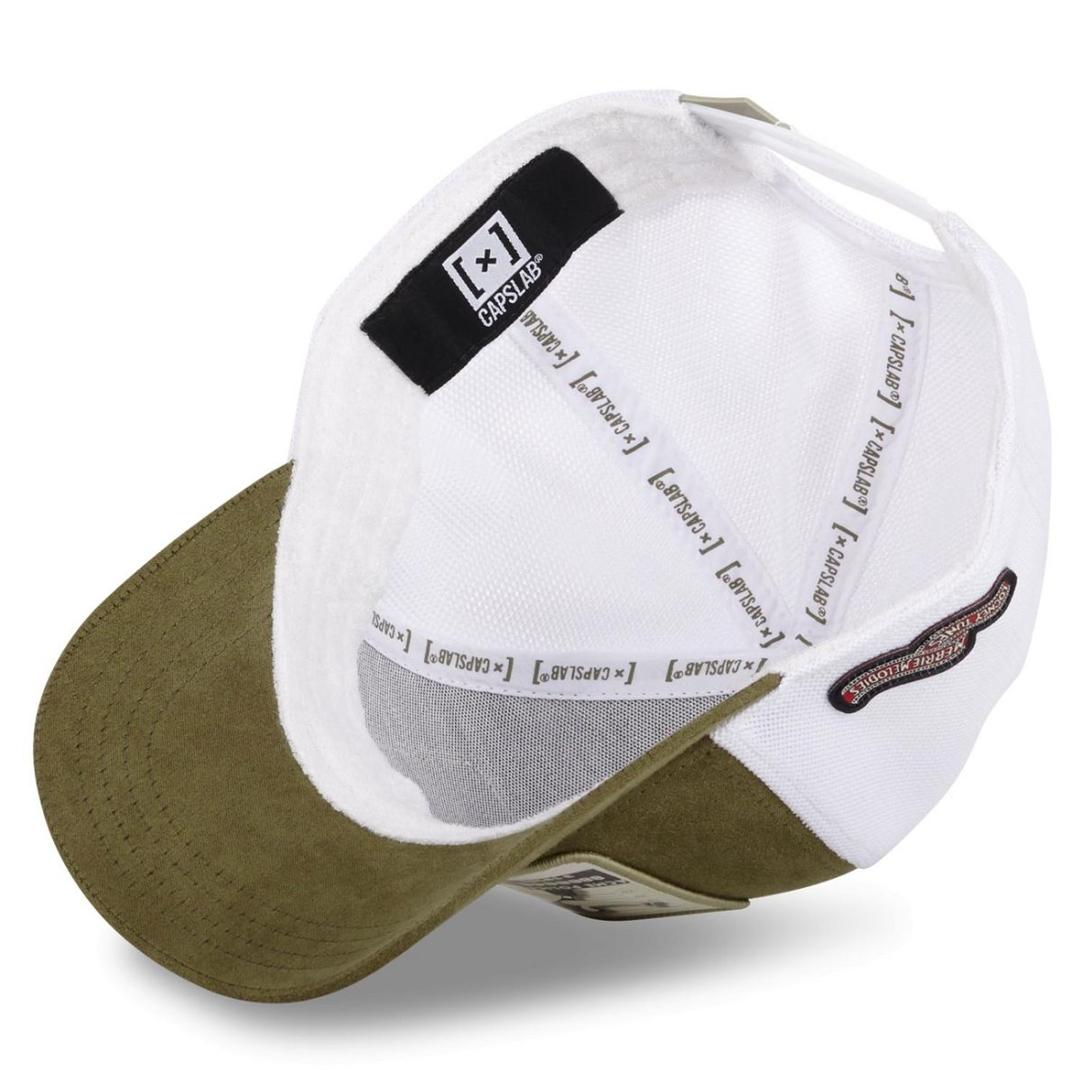 CAPSLAB Casquette homme trucker effet suedine finitions premium Looney Tunes