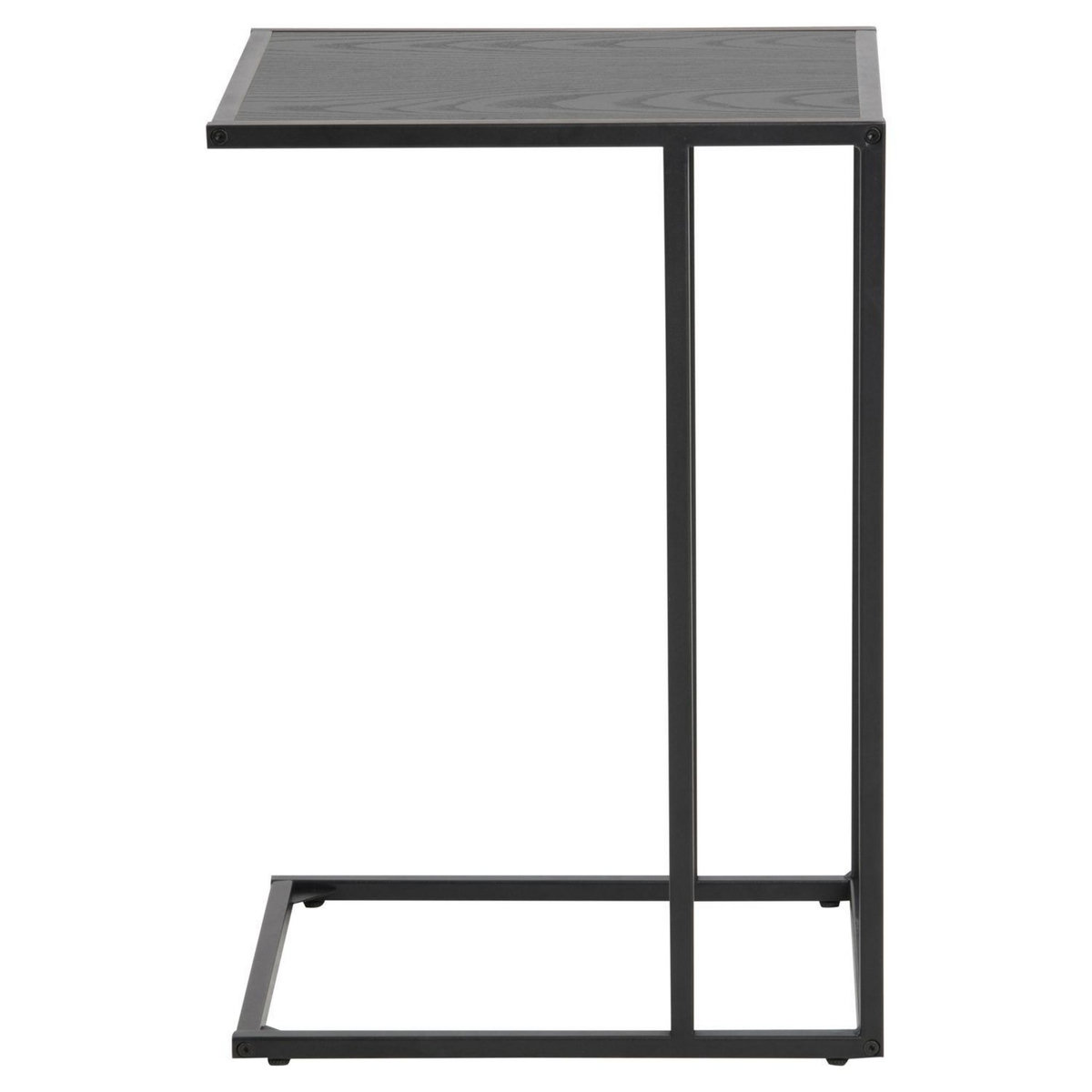 TOILINUX Table d'appoint ou bout de canapé en MDF et métal