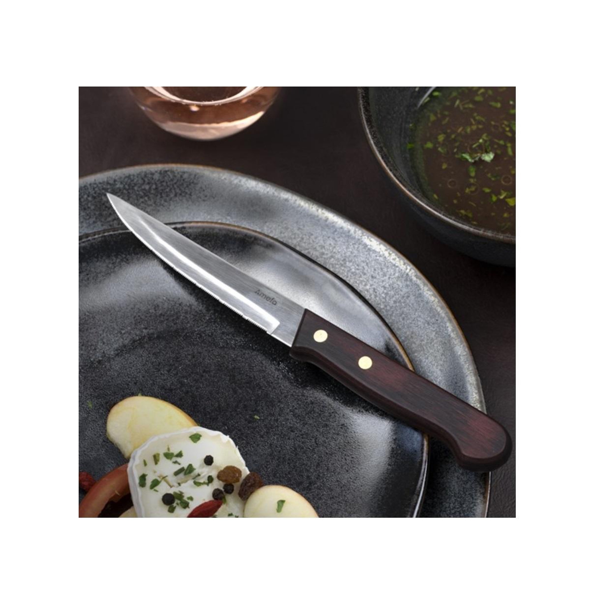 Voir la diapositive 3 : Amefa Coffret 6 couteaux à steak - 495015MB02BR1