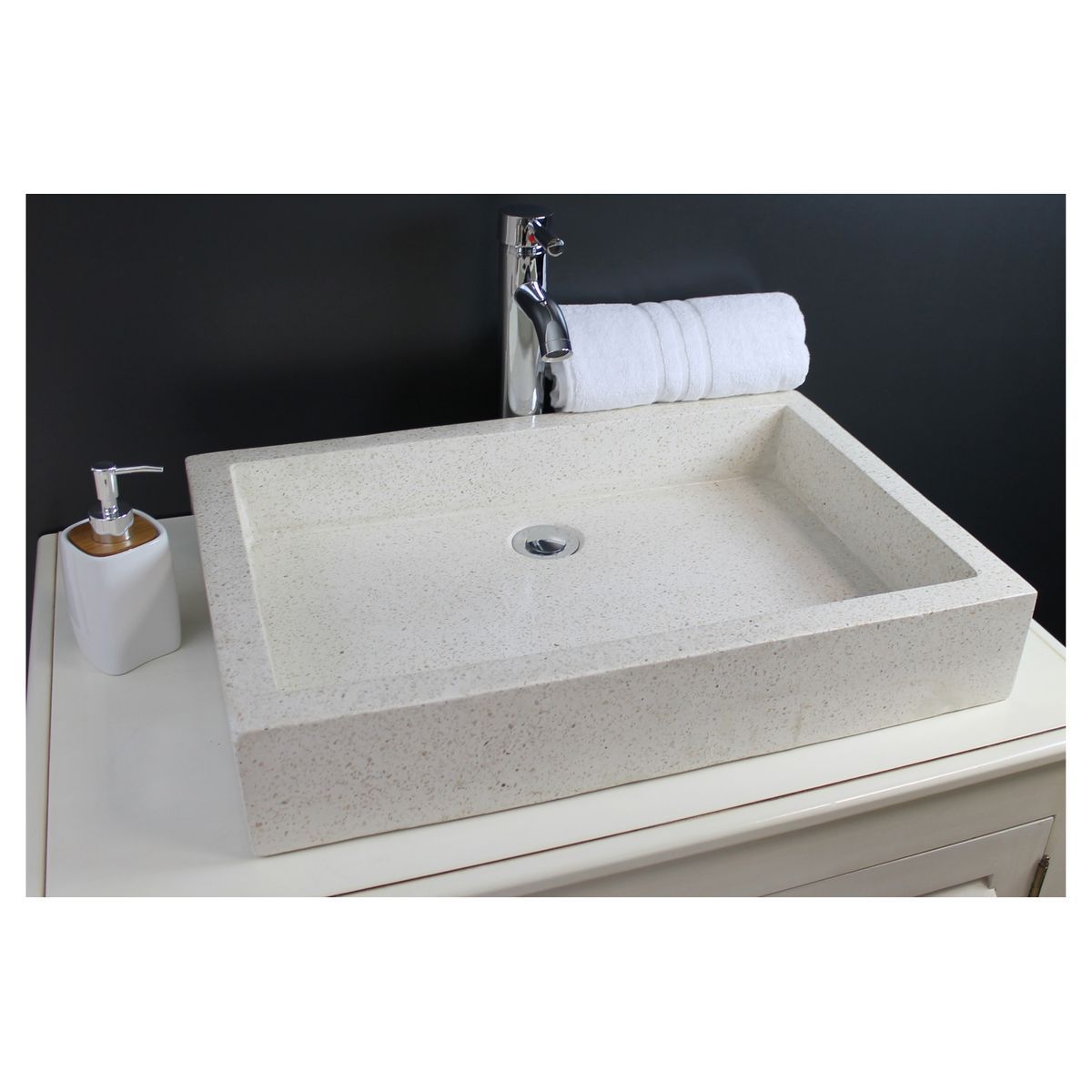 ONDEE TIMBRE Vasque 60x40cm CREME