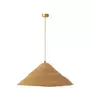Paris Prix Lampe Suspension Chapeau  Moonj  80cm Naturel