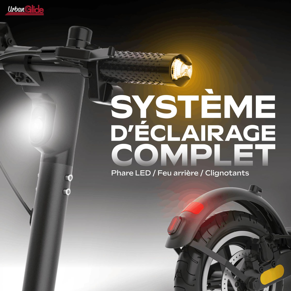 URBANGLIDE UrbanGlide 85 EVO – Trottinette électrique pliable adulte, vitesse 25 km/h, autonomie 20 km