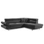 Voir la diapositive 6 : BEST MOBILIER Linea - canapé d'angle droit convertible - 5 places - avec têtières