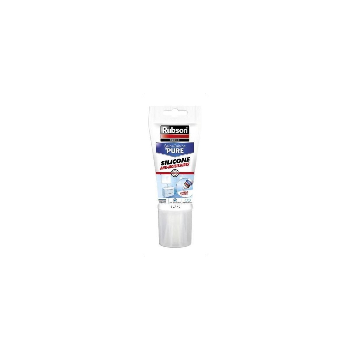 Tube de silicone blanc 