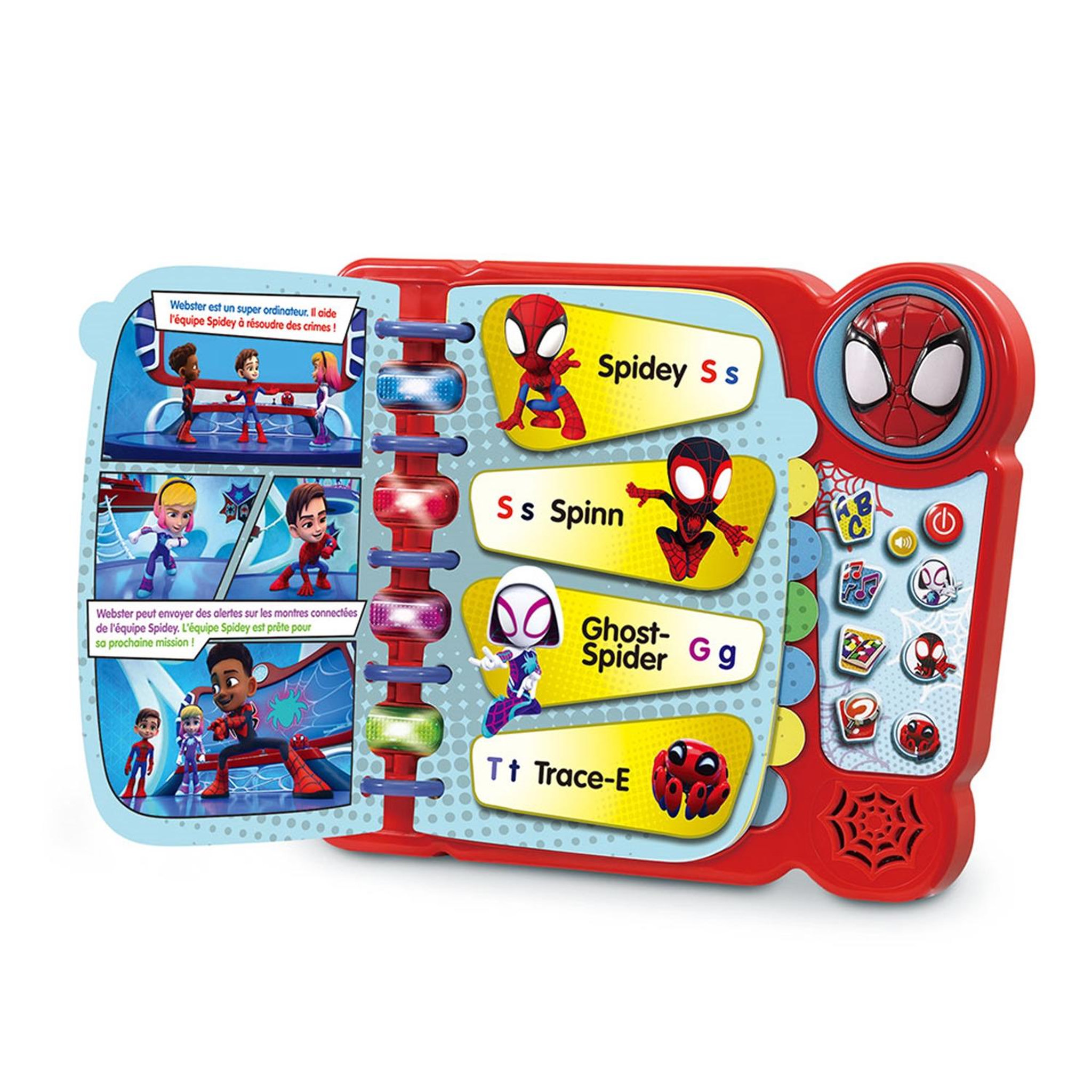 Voir la diapositive 3 : VTECH Le livre-jeu éducatif de Spidey