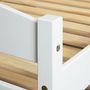 Voir la diapositive 6 : Paris Prix Lit Modulable en Bois  Octar  90x200cm Blanc