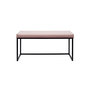 Voir la diapositive 2 : Paris Prix Banc Design  Giulia  100cm Rose