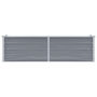 Voir la diapositive 3 : VIDAXL Lit sureleve de jardin Acier galvanise 160x40x45 cm Gris