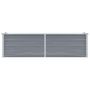 Voir la diapositive 3 : VIDAXL Lit sureleve de jardin Acier galvanise 160x40x45 cm Gris