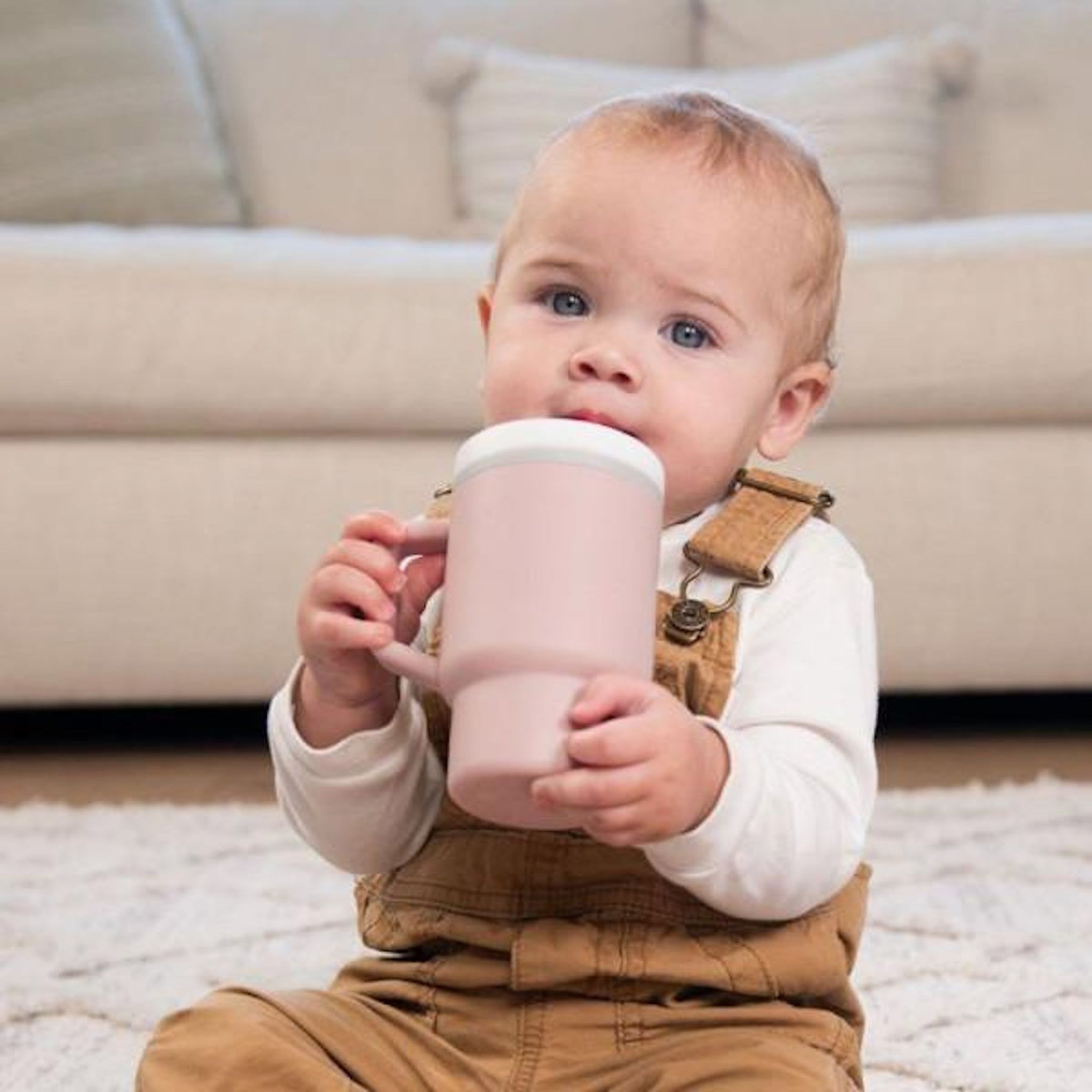 INFANTINO Ma premiere tasse silicone - INFANTINO - 255 ml - Pirouette