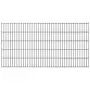 VIDAXL Panneaux de cloture de jardin 2D 2,008x1,03 m 10 m total Gris