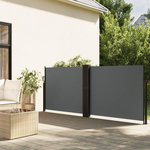 VIDAXL Auvent lateral retractable anthracite 120x1000 cm