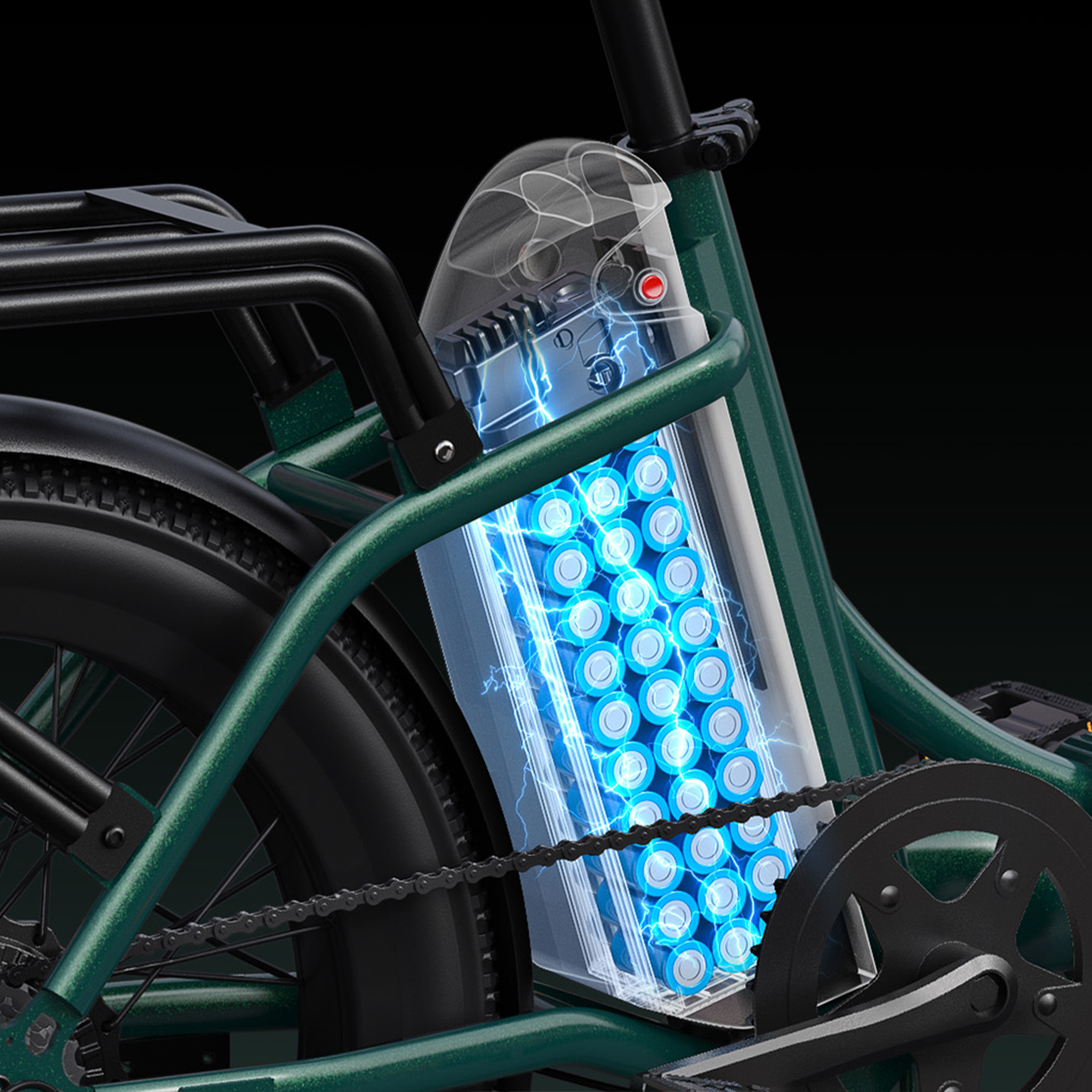 Voir la diapositive 3 : DYU Vélo électrique urbain DYU C9, pliable, 48 V 250 W 15,6 Ah