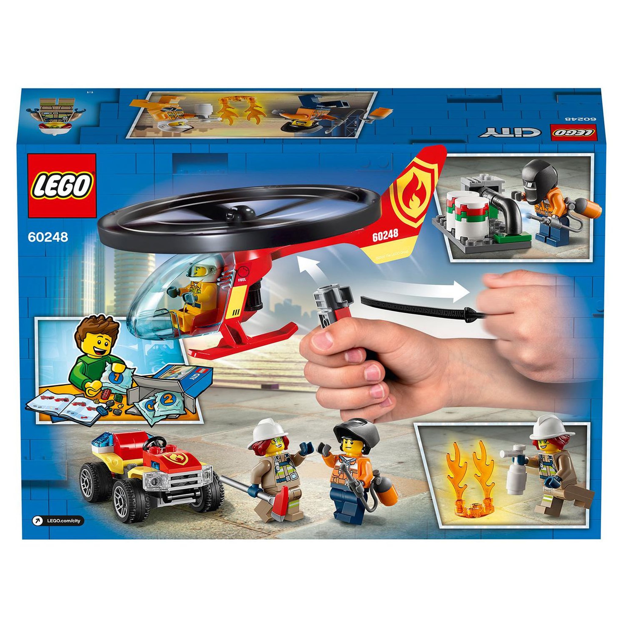 Voir la diapositive 8 : LEGO City 60248 - L'Intervention de l'Hélicoptère des pompiers
