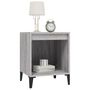 Voir la diapositive 4 : VIDAXL Tables de chevet 2 pcs Sonoma gris 40x35x50 cm