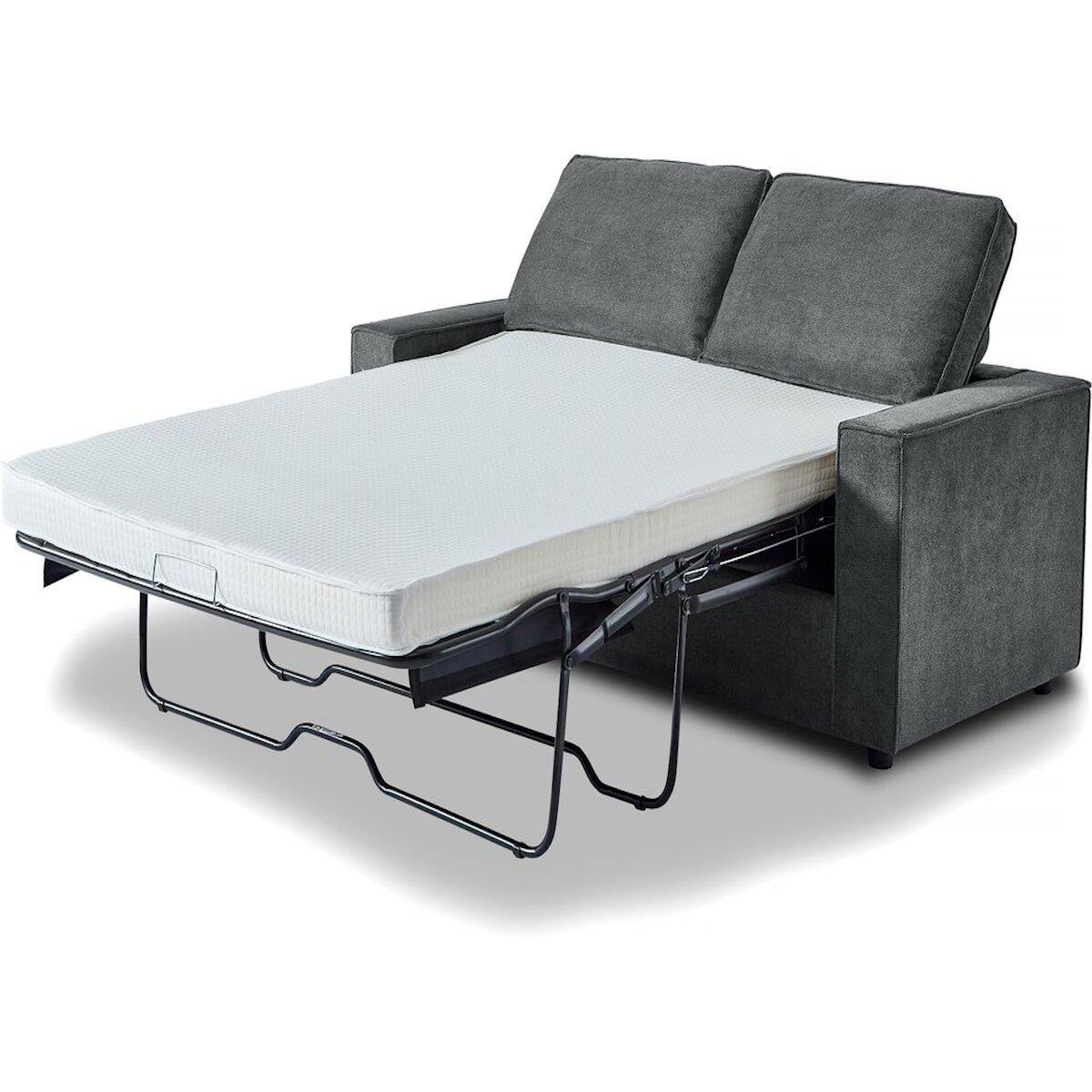 Habitat et Jardin Canapé convertible express en tissu  Clara  - 185 x 90 x 88 cm - Gris