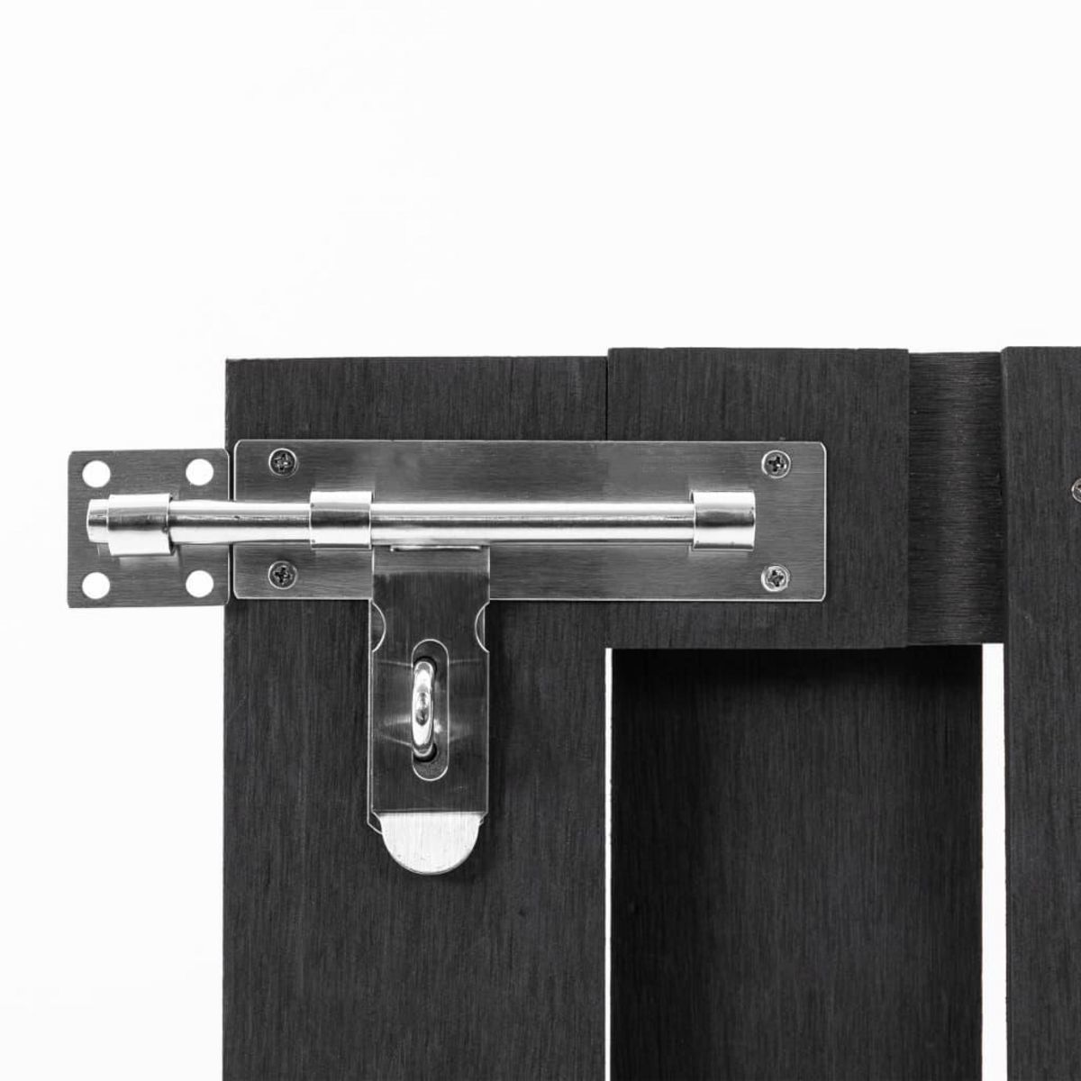 VIDAXL Portillon WPC 100x80 cm Gris