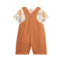 Voir la diapositive 2 : Petit Béguin Ensemble salopette bébé en gaze de coton et t-shirt Tango