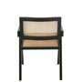 Voir la diapositive 4 : Paris Prix Chaise Cannage en Bois  Grid  80cm Noir