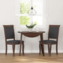 Voir la diapositive 3 : VIDAXL Chaises a manger coussins 2 pcs marron bois massif caoutchouc