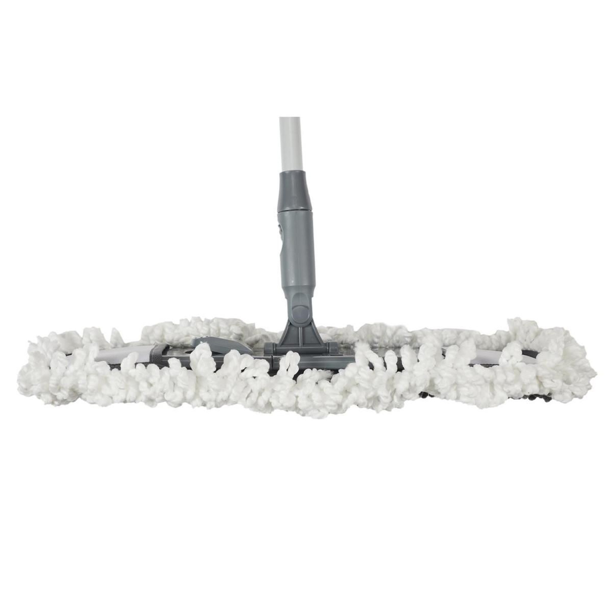 Voir la diapositive 3 : Je cherche une idee Set ménage multifonction  1 balai & 5 têtes  80cm gris