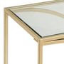 Voir la diapositive 2 : ATMOSPHERA Étagère 3 Niveaux Design  Artif  87cm Or