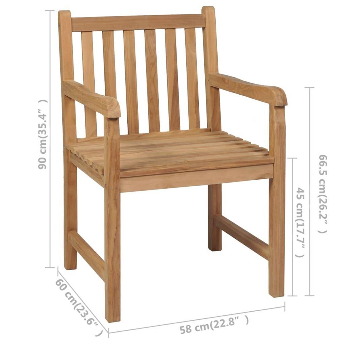 VIDAXL Chaises de jardin lot de 2 et coussins bleu Bois de teck massif