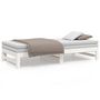 Voir la diapositive 5 : VIDAXL Lit coulissant sans matelas blanc 2x(90x190) cm