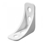 CENTRALE BRICO Lot de 25 équerres d' assemblage plastique brut HETTICH, l.40 mm