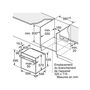 Voir la diapositive 3 : BOSCH Four intégrable multifonction 71l 60cm ecoclean noir - HBA553BA3F