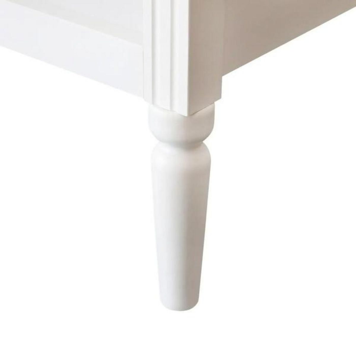 ATMOSPHERA Bibliothèque 2 Tiroirs Design  Solen  174cm Blanc