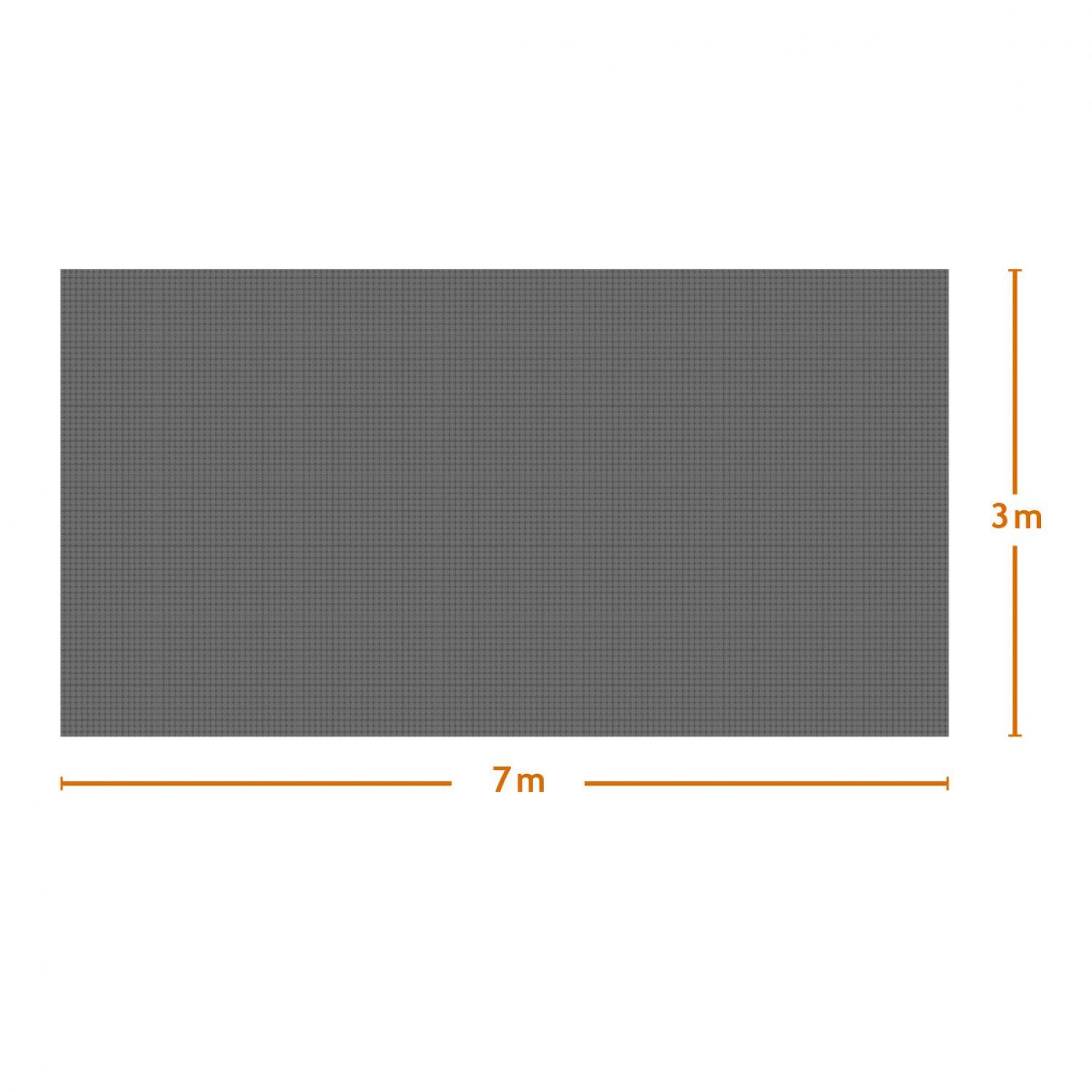 Voir la diapositive 3 : LINXOR Bâche à bulles sur mesure pour piscine - 300 microns - Gris