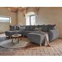 Voir la diapositive 3 : BEST MOBILIER Lena - canapé d'angle panoramique convertible - avec coffre - 7 places - gauche