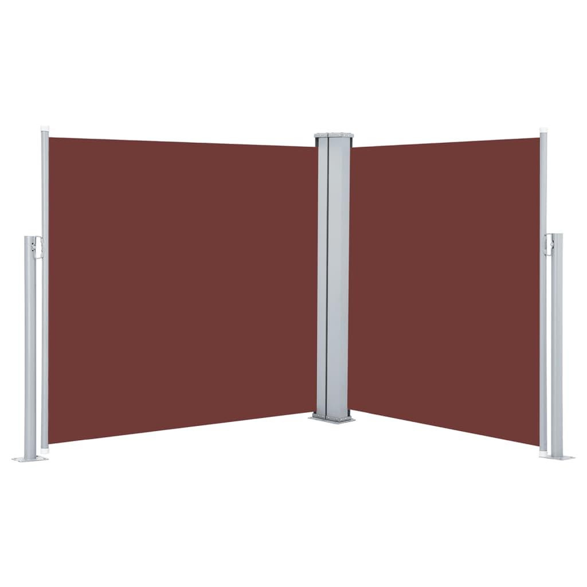 Voir la diapositive 2 : VIDAXL Auvent lateral retractable Marron 120 x 600 cm