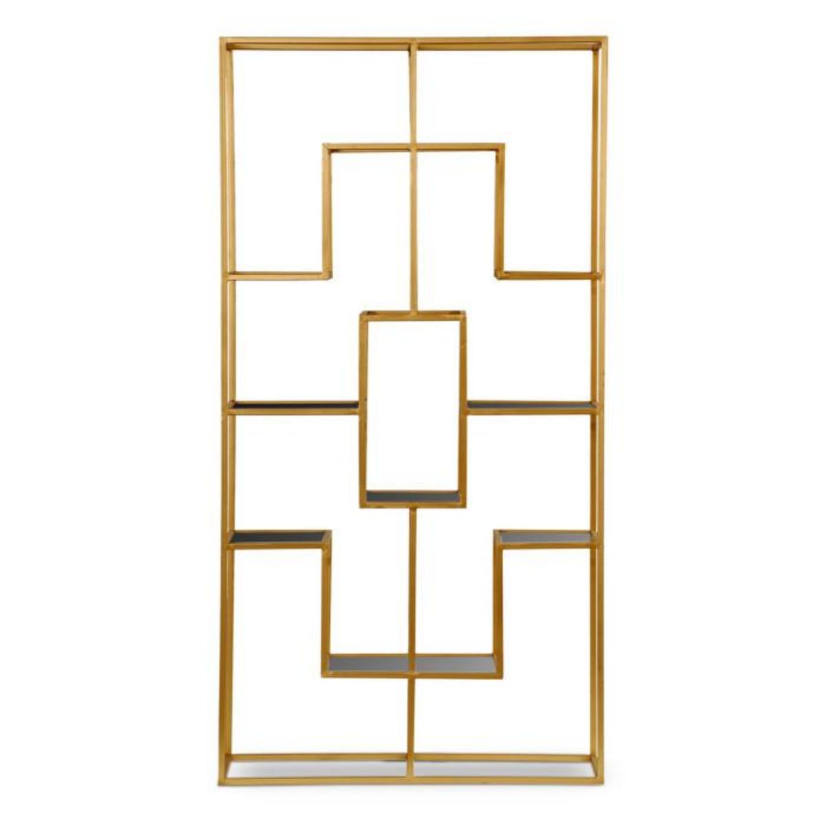 Paris Prix Étagère Design en Verre  Barad  175cm Or