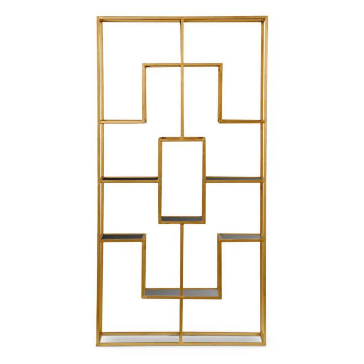 Paris Prix Étagère Design en Verre  Barad  175cm Or