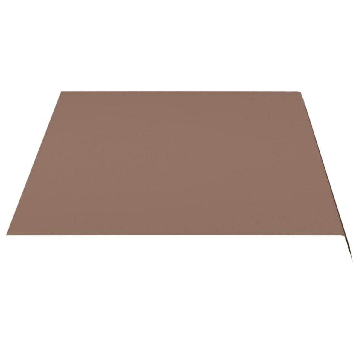 VIDAXL Tissu de remplacement pour auvent Marron 4,5x3 m