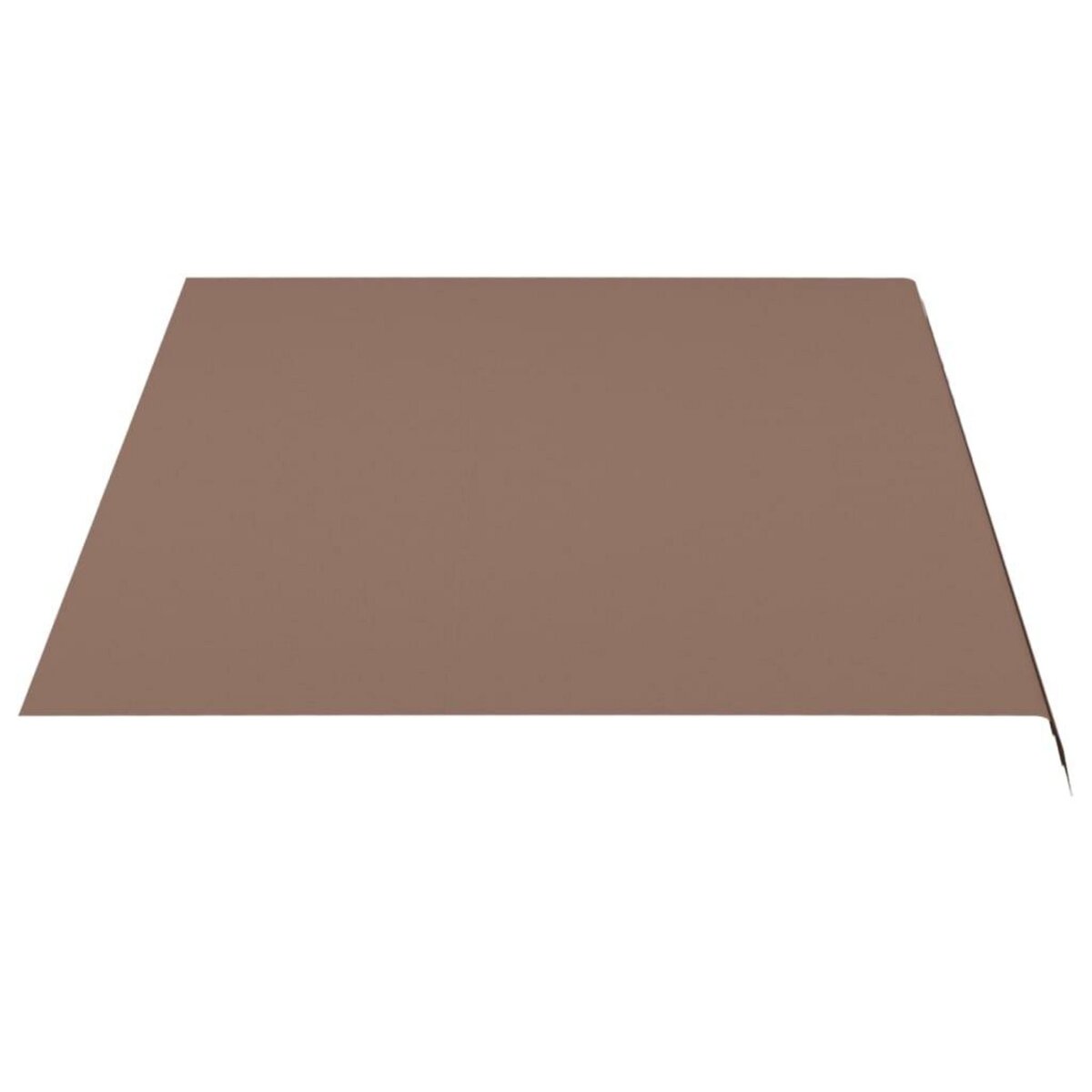 VIDAXL Tissu de remplacement pour auvent Marron 4,5x3 m